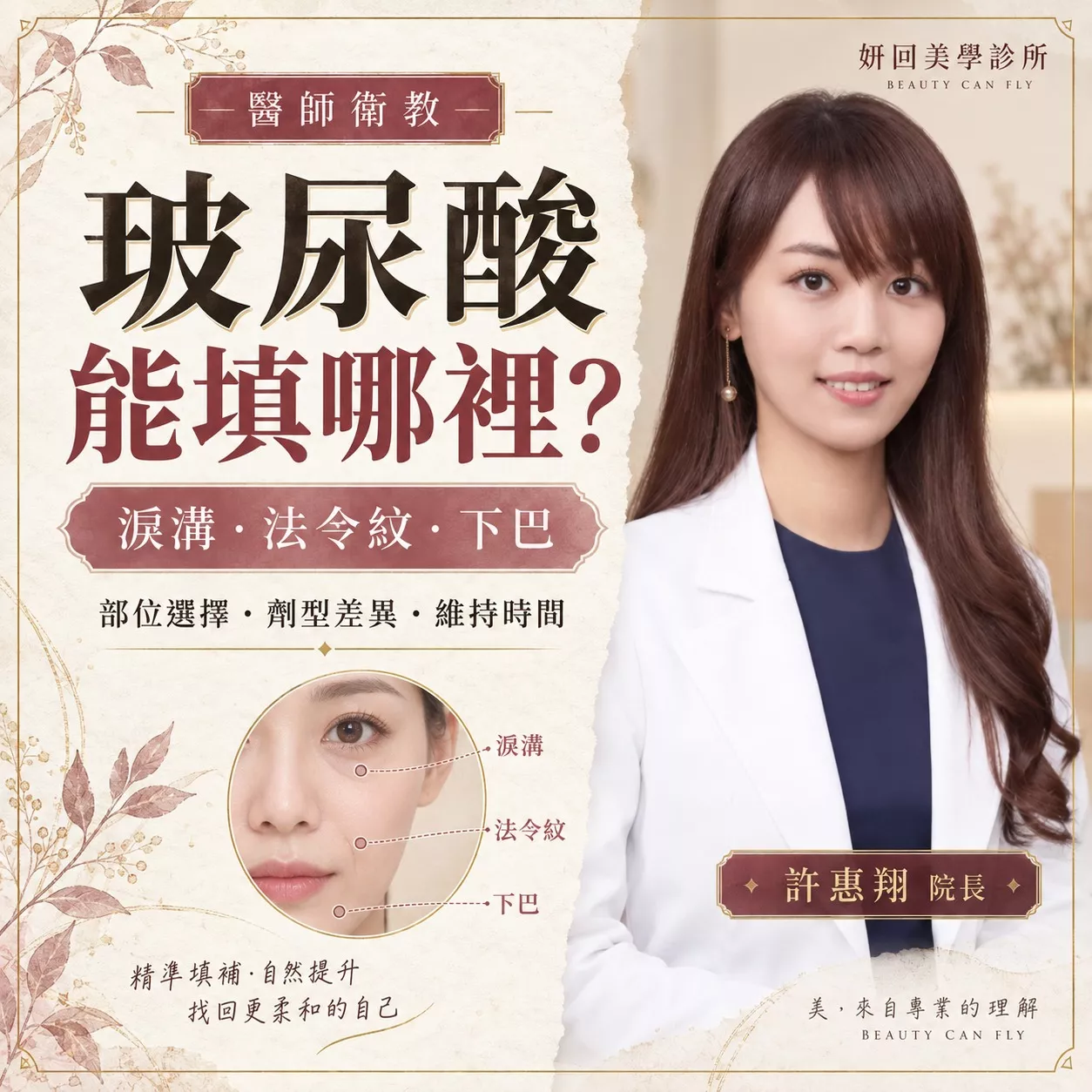 玻尿酸能填哪裡主題封面圖