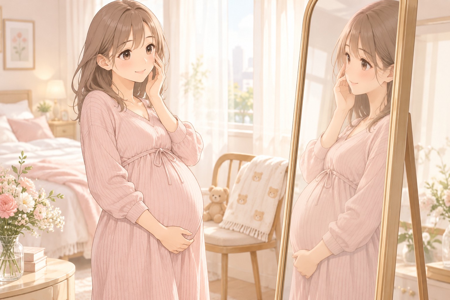 肝斑原因｜懷孕與荷爾蒙：孕期照鏡子，懷孕、產後與口服避孕藥讓肝斑更明顯｜妍回美學診所