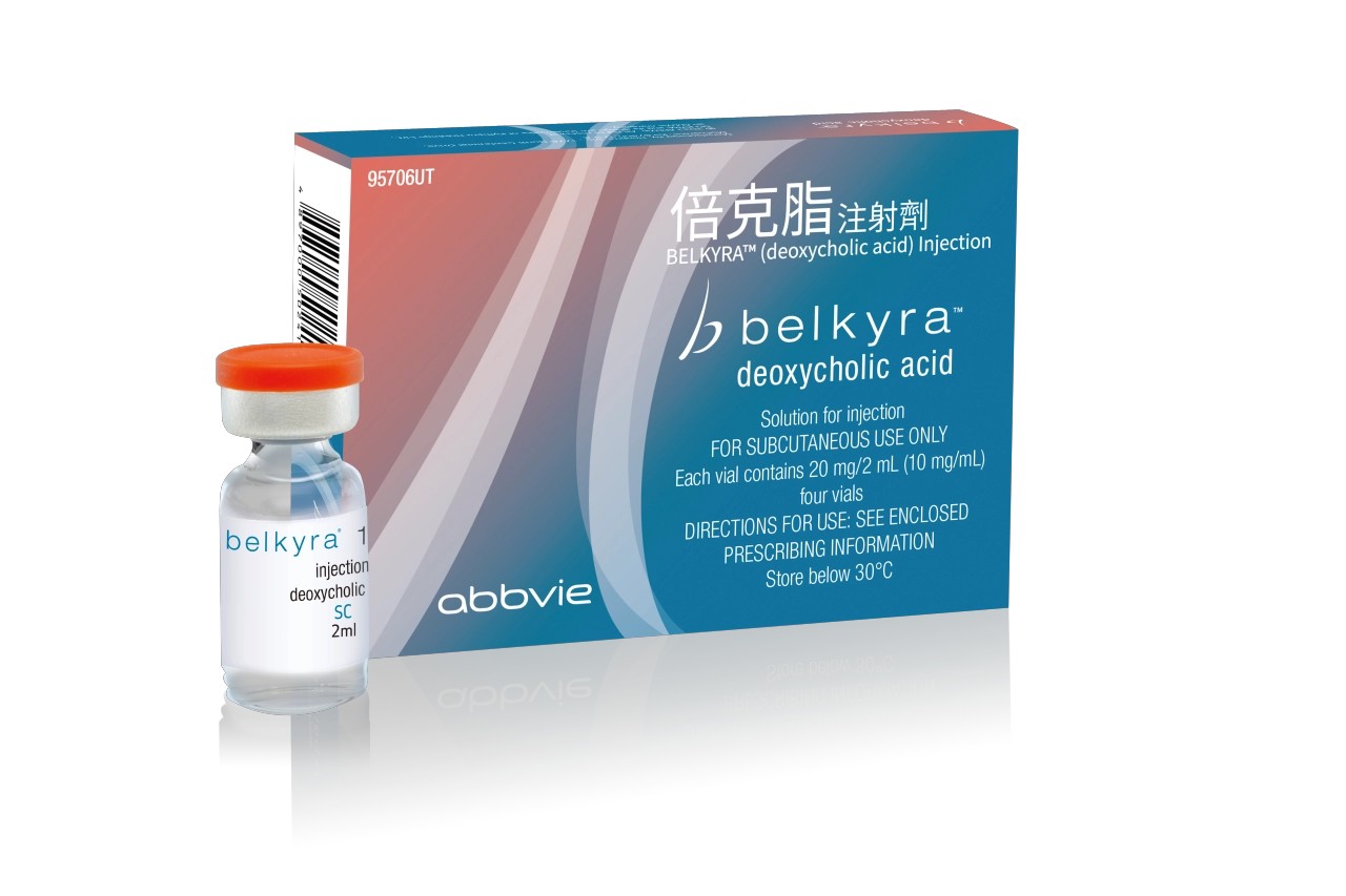 倍克脂 Belkyra® 消脂針產品盒與藥瓶|妍回美學診所